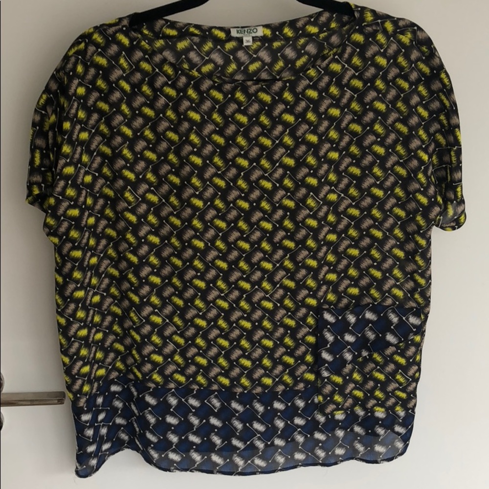 Kenzo print short sleeve top 36